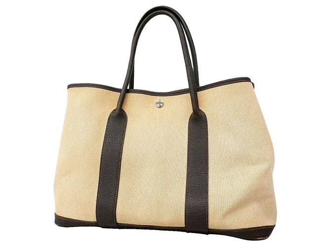 Hermès Saco Tote Hermes Garden PM Marrom