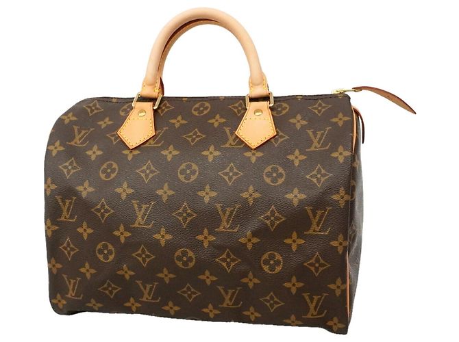 Bolsa Louis Vuitton Monogram Speedy 30 Marrom