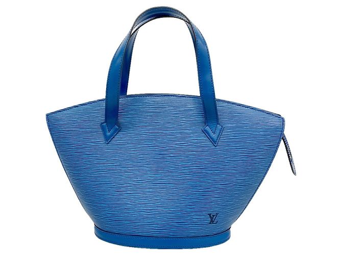 Borsa Louis Vuitton Epi Saint Jacques Blu