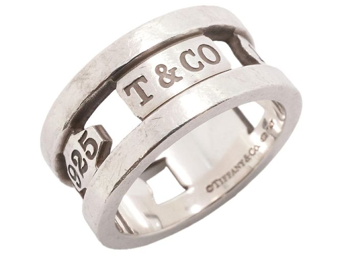 Autre Marque Anello Tiffany & Co. 1837 Element Band in Argento 925