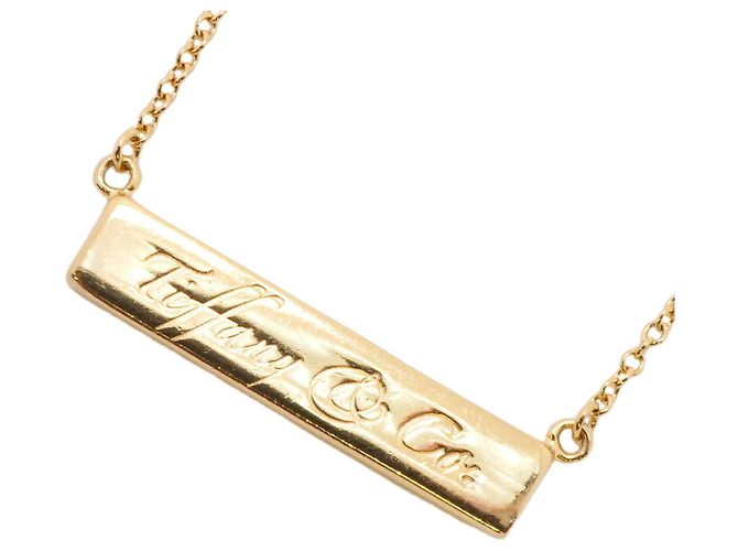 Autre Marque Collar Notes Bar de Tiffany & Co. en oro amarillo de 18K