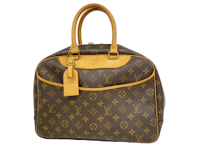 Borsa Louis Vuitton Monogram Deauville Marrone