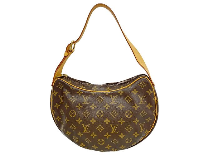 Borsa a tracolla Louis Vuitton Monogram Croissant MM Marrone