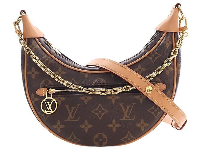Louis Vuitton Brown Monogram Loop Braun