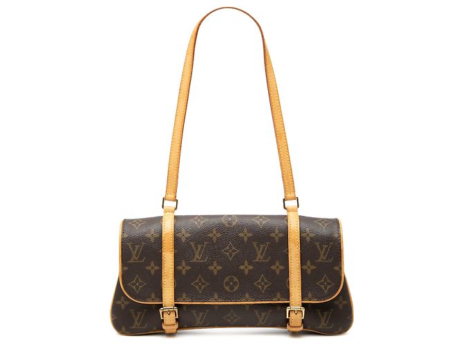 Borsa a tracolla Louis Vuitton Brown Monogram Marelle Marrone