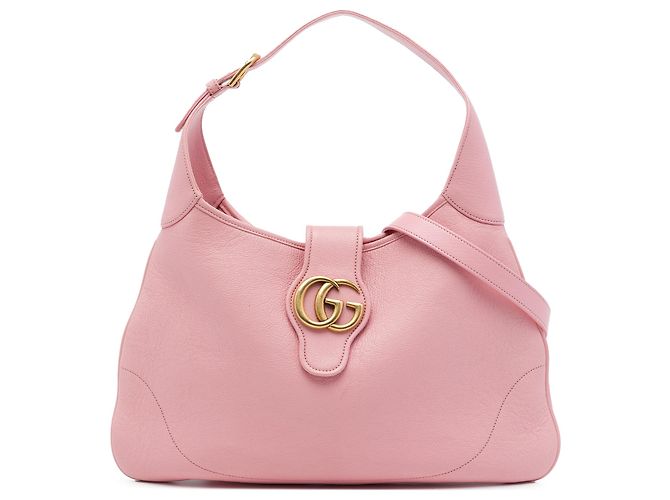 Gucci Aphrodite Crossbody em couro rosa Medium