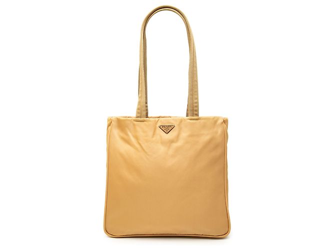 Prada Brown Tessuto Tote Caramel