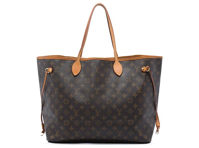 Louis Vuitton Brown Monogram Neverfull MM Marrone