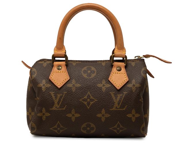 Louis Vuitton Brown Monogram Mini Speedy HL Marron