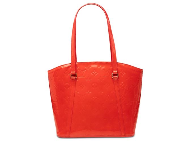 Louis Vuitton Red Monogram Vernis Avalon MM Rosso