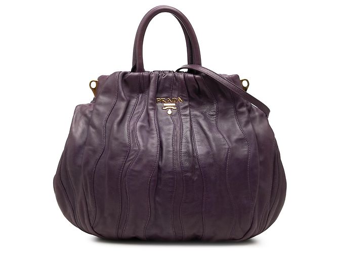 Bolsa Prada Purple Nappa Waves Roxo