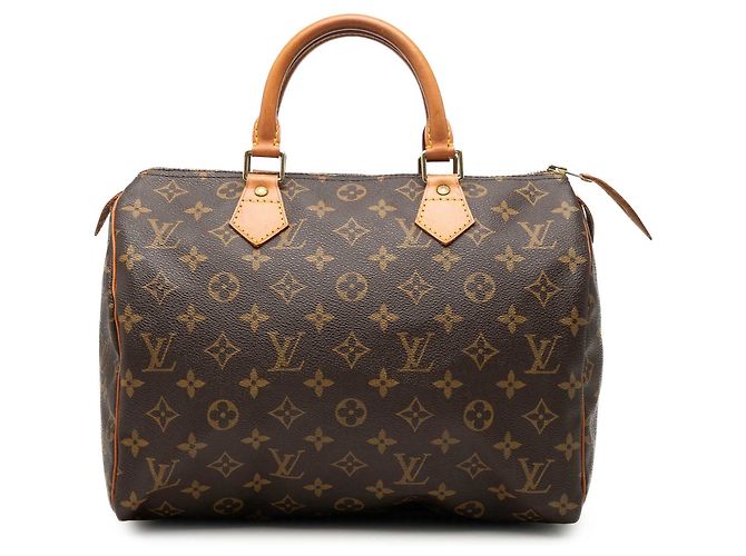 Louis Vuitton Brown Monogram Speedy 30 Marrone