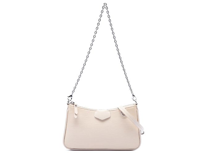 Louis Vuitton Brown Epi Easy Pouch On Strap Marrone Beige