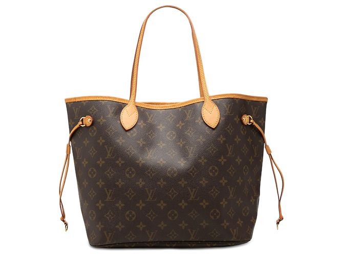 Louis Vuitton Brown Monogram Neverfull MM Marrom