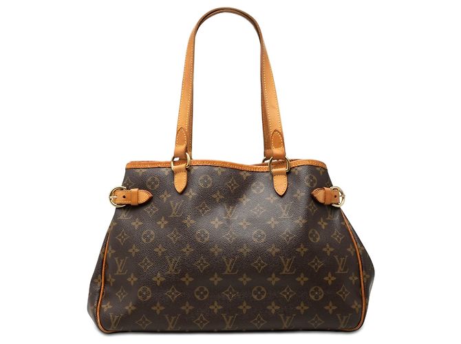Louis Vuitton Brown Monogram Batignolles Horizontal Castaño