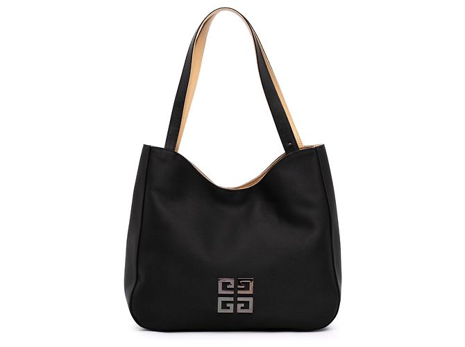 Tote bag Givenchy in nylon nero con logo 4G