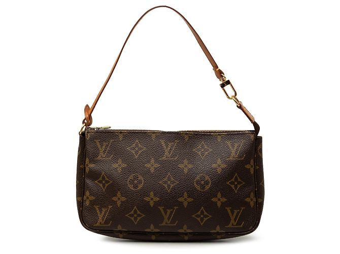 Louis Vuitton Brown Monogram Pochette Accessoires Marron