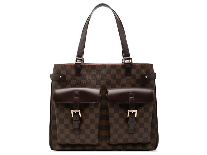 Louis Vuitton Brown Damier Ebene Uzes Marrom