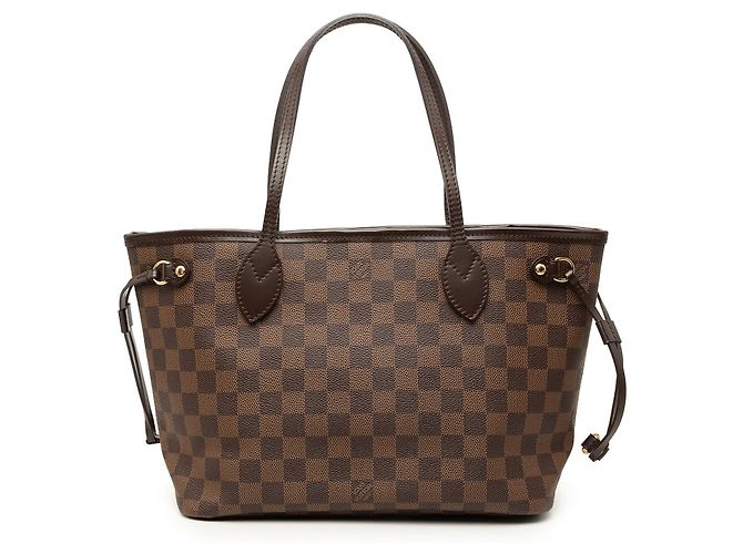 Louis Vuitton Brown Damier Ebene Neverfull PM Marrone