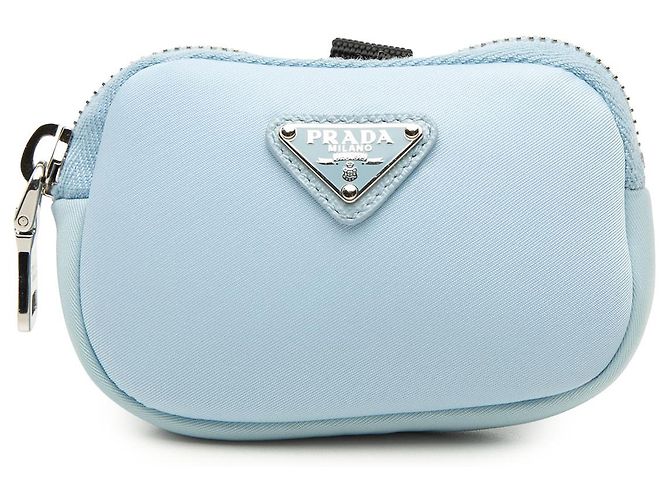 Borsetta Crossbody Mini Tessuto Blu Prada Blu chiaro