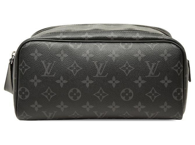 Necessaire Louis Vuitton Black Monogram Eclipse Preto