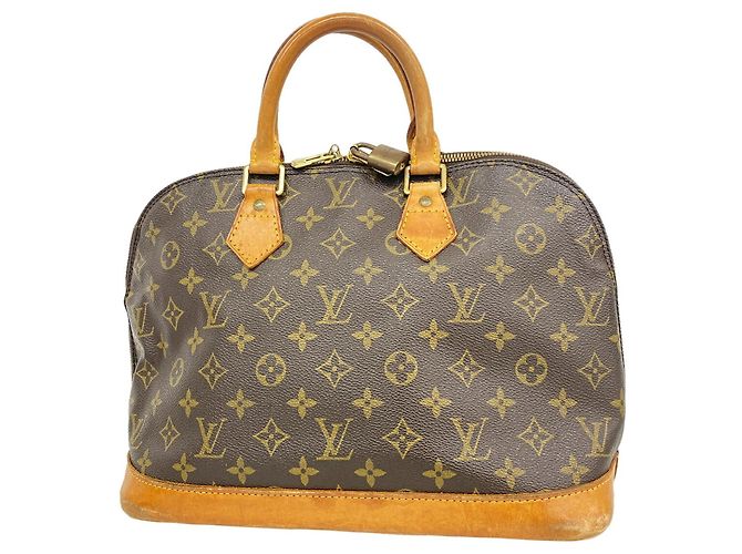 Borsa Louis Vuitton Alma Monogram Marrone