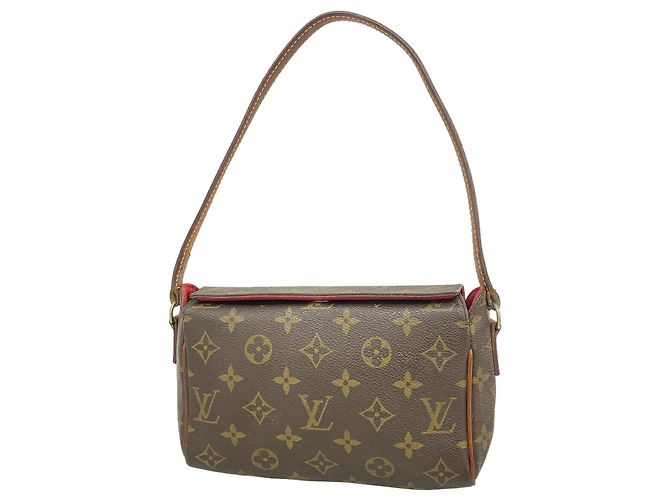 Borsa a mano Louis Vuitton Monogram Recital Marrone