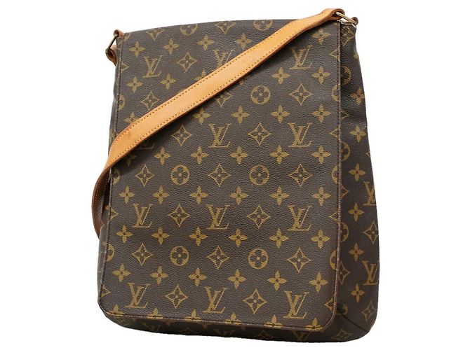 Borsa a tracolla Louis Vuitton Monogram Musette Marrone