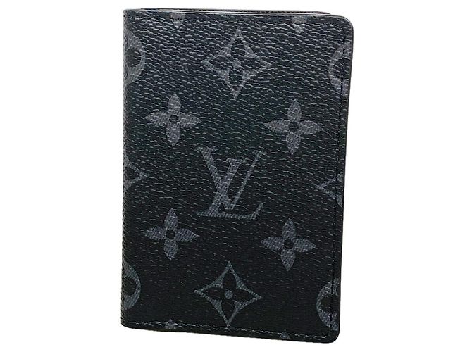 Organizer Tarjetero Louis Vuitton Monogram Eclipse Negro