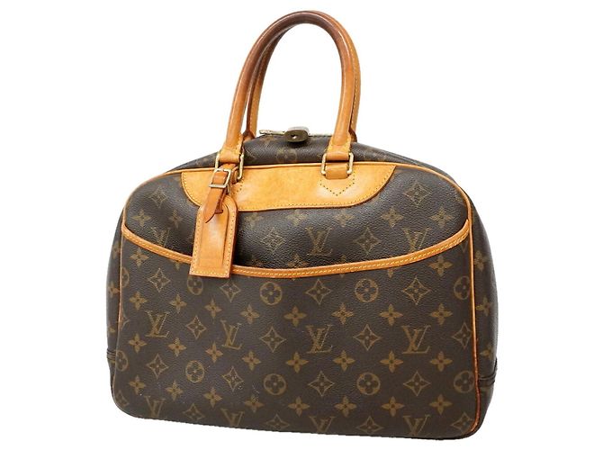 Borsa Louis Vuitton Monogram Deauville Marrone