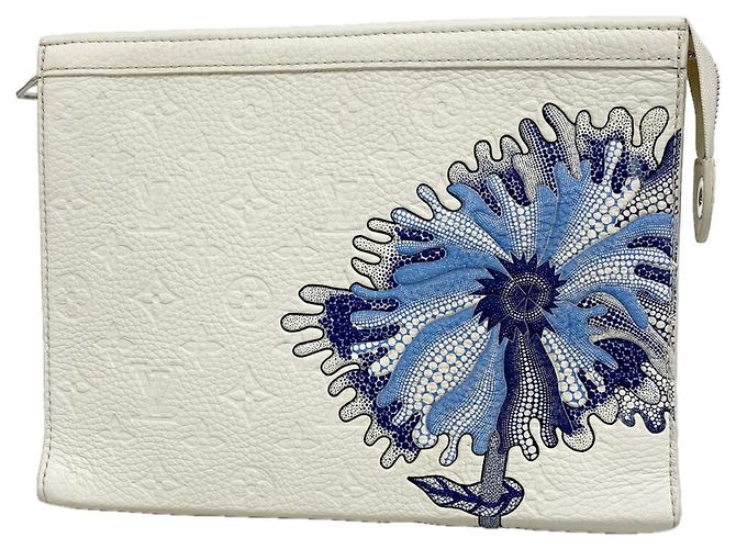 Pochette Louis Vuitton Monogram Psychedelic Blanc Bleu