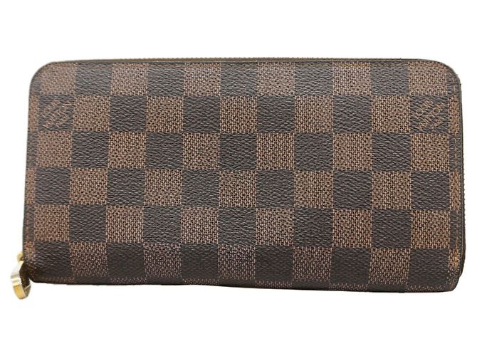 Cartera Louis Vuitton Damier Zippy en Ebene Damier ebene