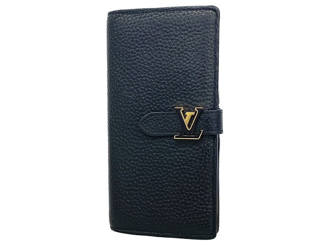 Louis Vuitton LV Vertical Wallet M81330 Noir Black