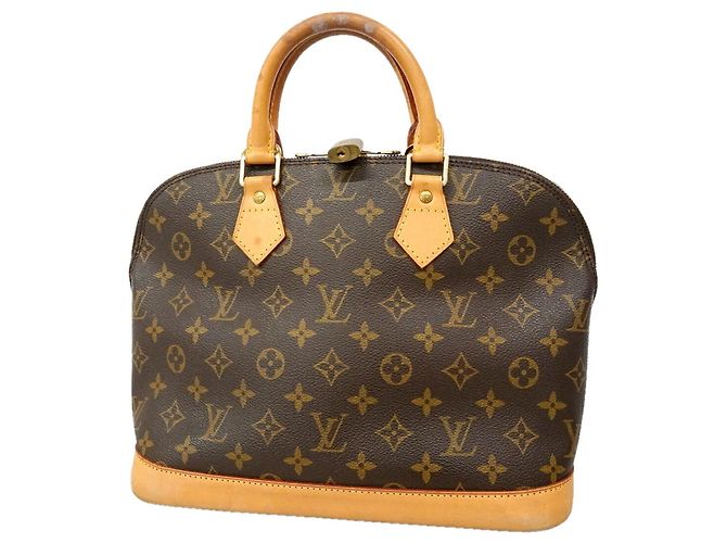Bolsa de mão Louis Vuitton Alma Monogram M51130 Marrom