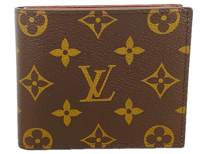 Louis Vuitton Monogram Portefeuille Marco NM Wallet Marrone