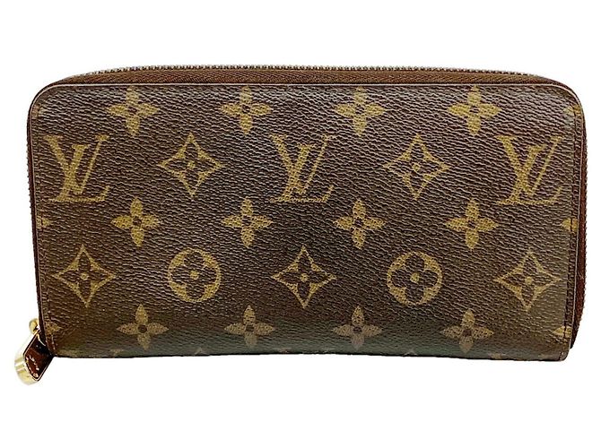 Louis Vuitton Monogram Zippy Wallet Brown