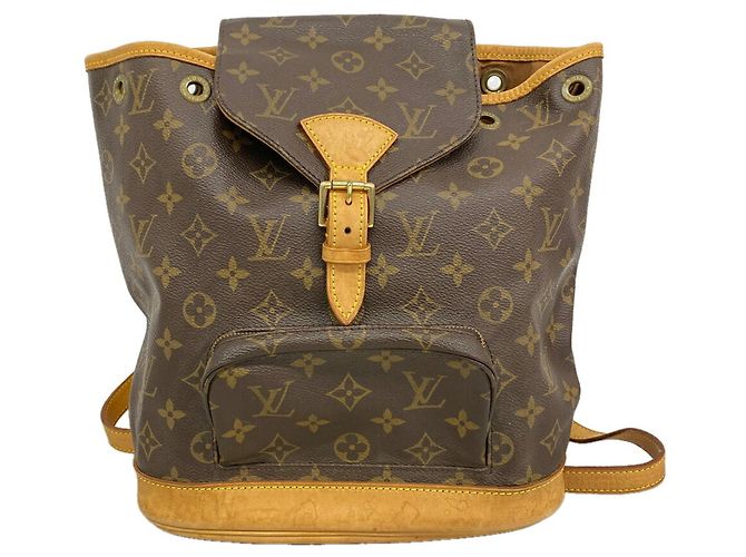 Louis Vuitton Monogram Montsouris MM Rucksack Braun