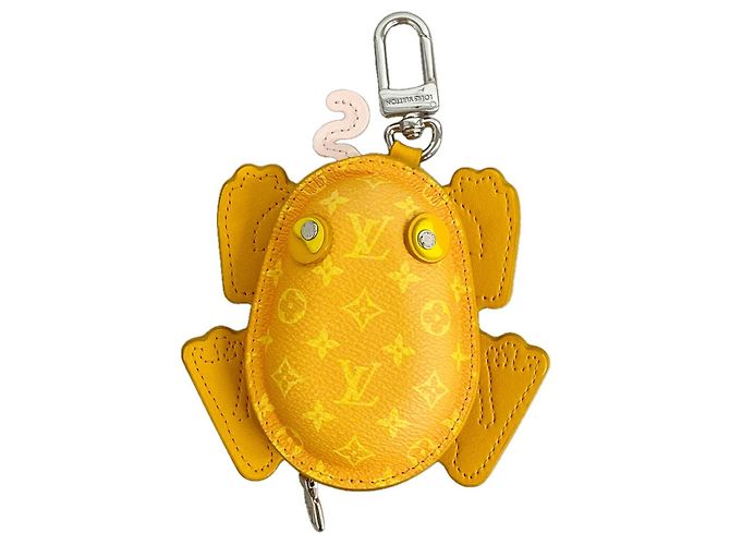 Porte-clés Louis Vuitton Monogram LV Frog Jaune