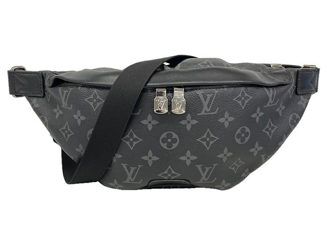 Louis Vuitton Monogram Eclipse Discovery Sling Bag Black