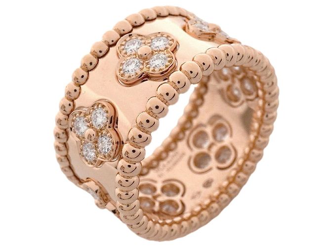 Anello Perlee Clover Band Van Cleef & Arpels