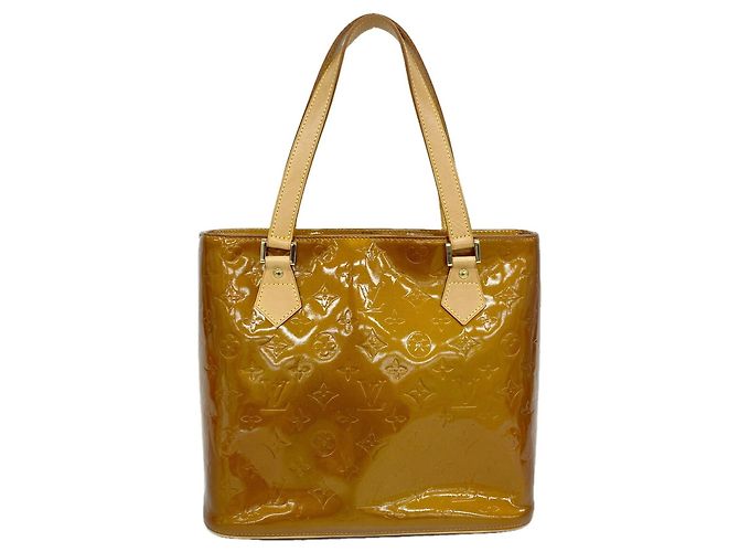 Borsa Tote Louis Vuitton Vernis Houston Bronzo