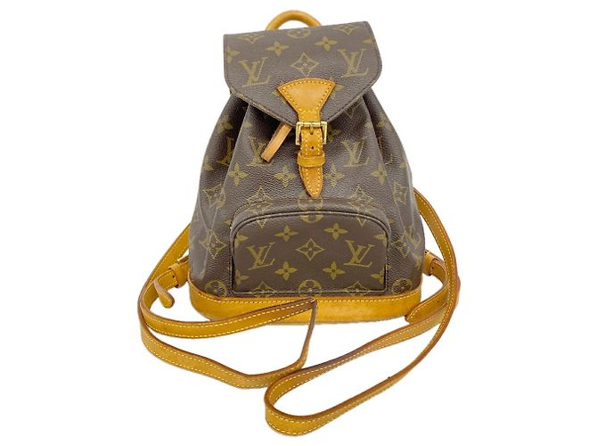Zaino Louis Vuitton Monogram Mini Montsouris Marrone