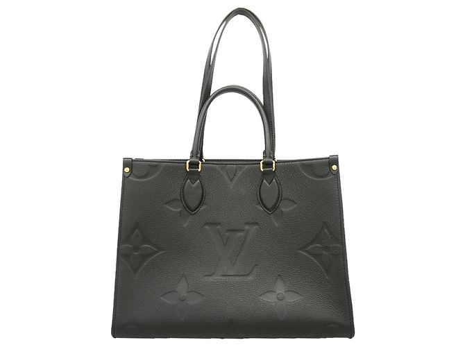 Saco Tote Louis Vuitton Monogram Empreinte OnTheGo MM Preto