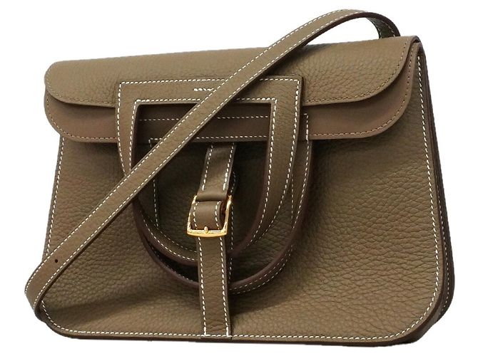 Hermès Bolsa Hermes Arzan 25 Taupe