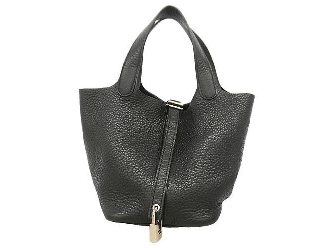 Hermès Sac à main Hermes Picotin Lock MM Noir