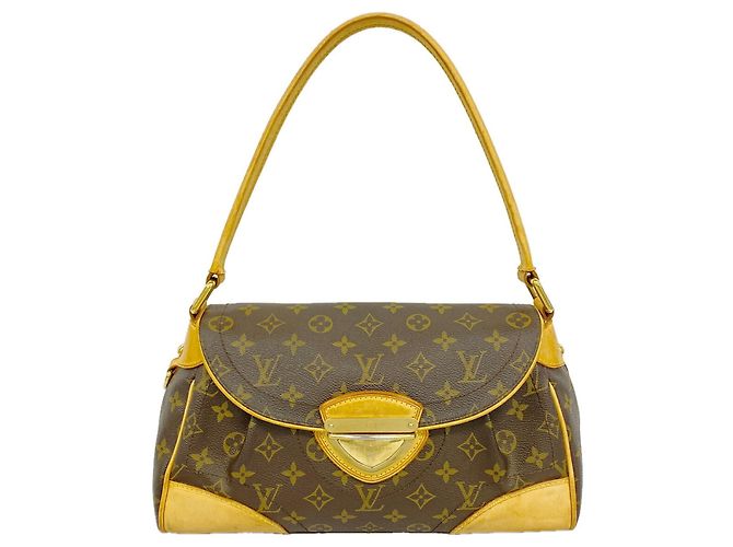 Borsa a tracolla Louis Vuitton Monogram Beverly MM Marrone