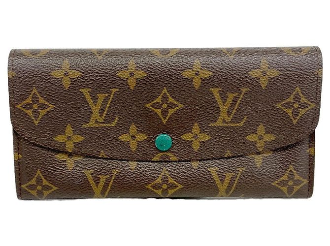 Louis Vuitton Monogram Portefeuille Emilie Long Wallet Light green