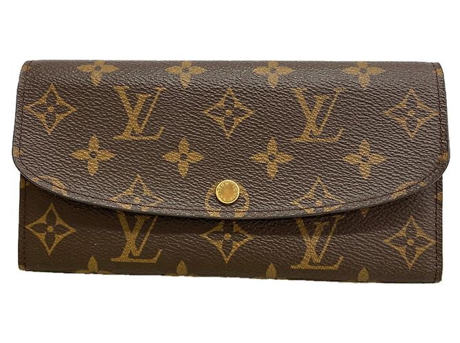 Louis Vuitton Monogram Portefeuille Emilie Long Wallet Fuschia