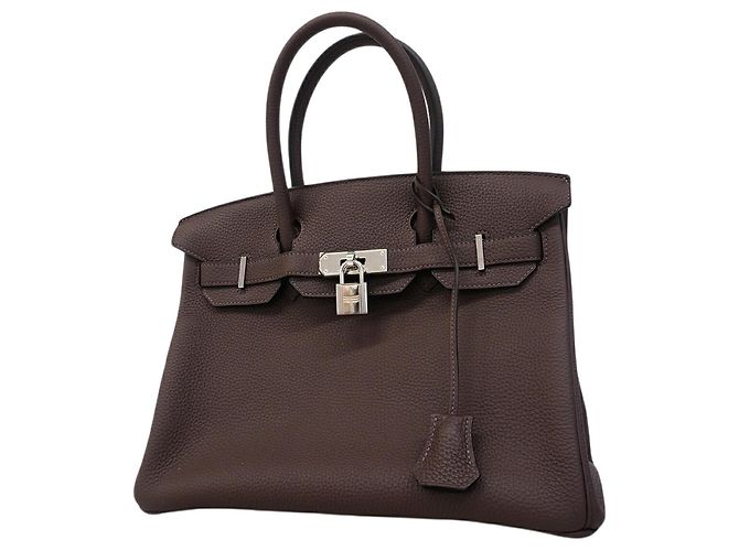 Hermès Sac à main Hermes Birkin 30 Togo Cacao Chocolat