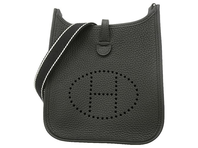 Hermès Borsa a tracolla Hermes Evelyne TPM Nero